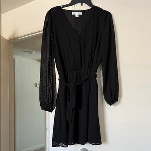 Popsugar Black Long Sleeve Dress